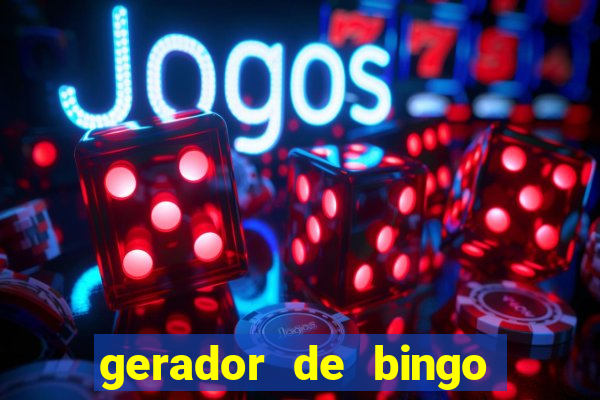 gerador de bingo de palavras